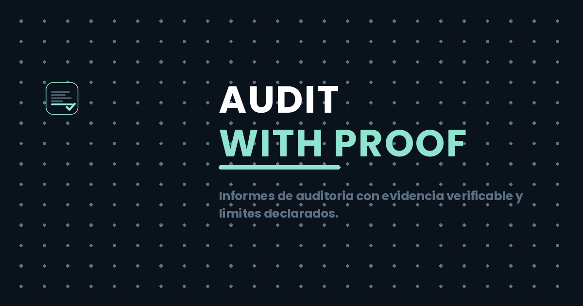 Audit with Proof